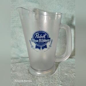 Vintage Pabst Blue Ribbon (PBR) Beer Pitcher